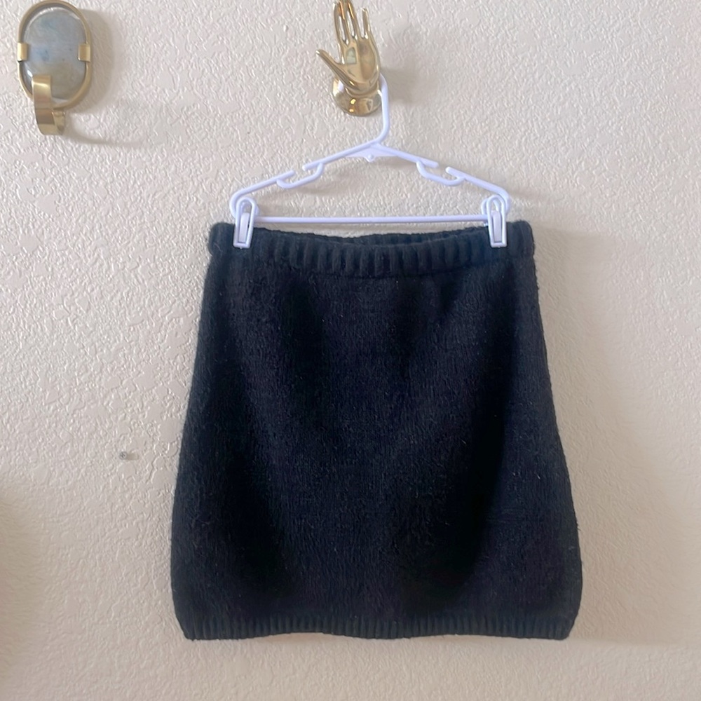 Sweater Miniskirt *black/size medium*
